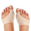 2pcs Soft Silicone Toe Hallux Valgus Separators (Suitable For Night And Home Use And Replace Them Regularly); Straighteners Bunion Relief Pads