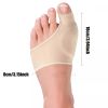 2pcs Soft Silicone Toe Hallux Valgus Separators (Suitable For Night And Home Use And Replace Them Regularly); Straighteners Bunion Relief Pads