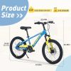 ZUKKA Mountain Bike,20 Inch MTB for Boys and Girls Age 7-10 Years,Multiple Colors