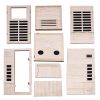 Single person spruce far infrared sauna hair