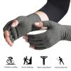 1pair Fingerless Compression Gloves For Arthritis; Carpal Tunnel; Swelling; Tendonitis & Hand Discomfort (Order A Size Up)