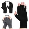 1pair Fingerless Compression Gloves For Arthritis; Carpal Tunnel; Swelling; Tendonitis & Hand Discomfort (Order A Size Up)