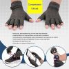 1pair Fingerless Compression Gloves For Arthritis; Carpal Tunnel; Swelling; Tendonitis & Hand Discomfort (Order A Size Up)
